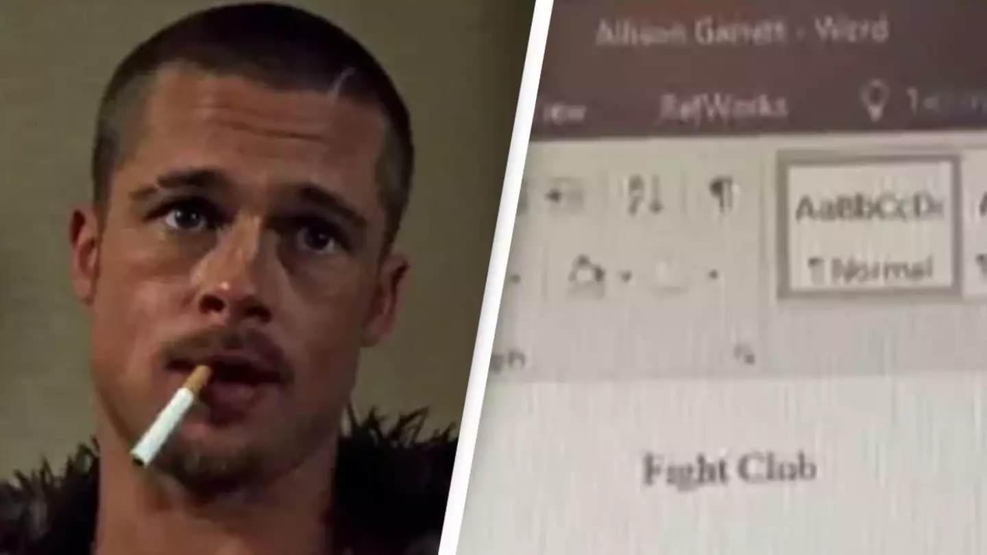 Student gets perfect grade after handing in 19-word Fight Club essay