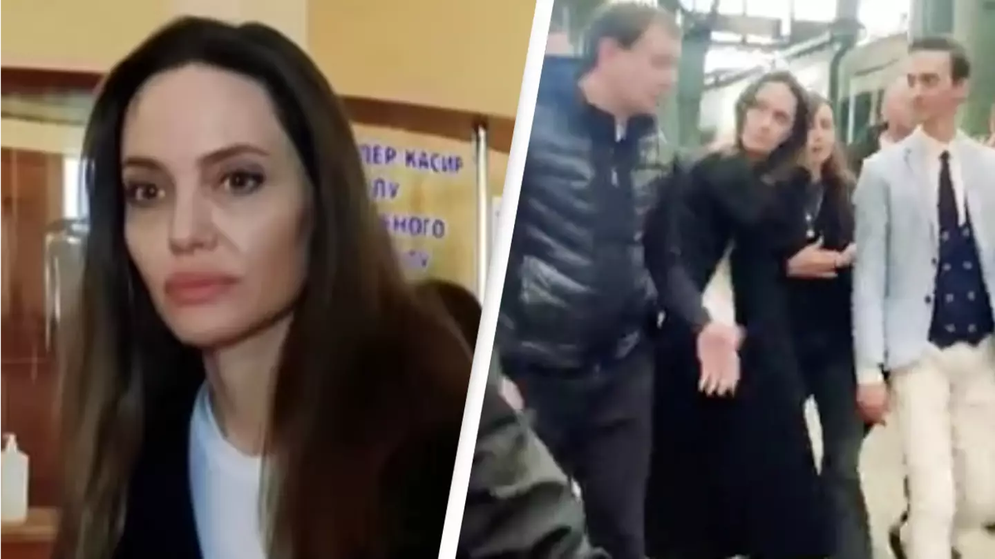 Angelina Jolie Rushed To Safety After Air Raid Sirens Go Off During Ukraine Visit