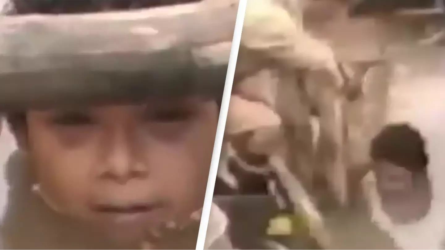 Footage shows final moments of girl who died after being trapped in volcanic mudflow for 60 hours