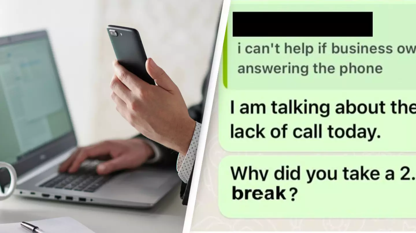 Boss fires three employees working from home after checking their call logs