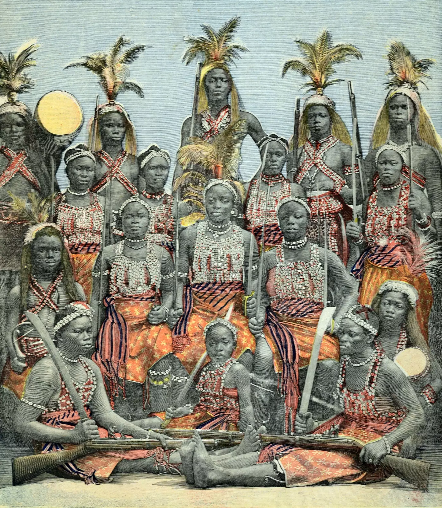The Dahomey Amazons helped protect the kingdom and its leader.