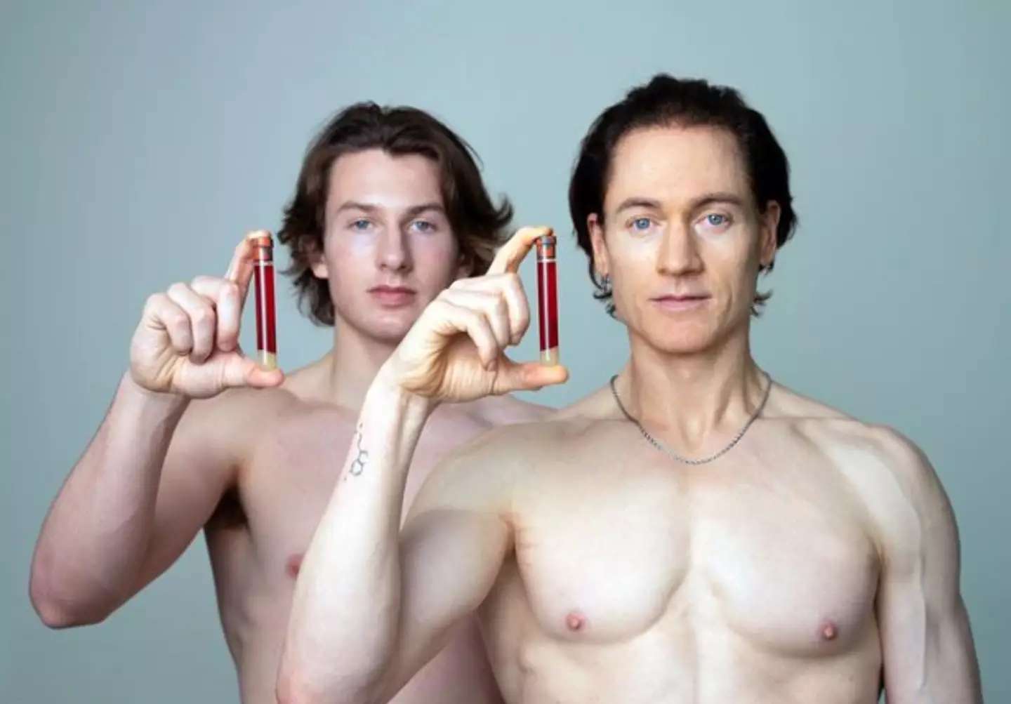 Bryan is using his son as his 'blood boy'.