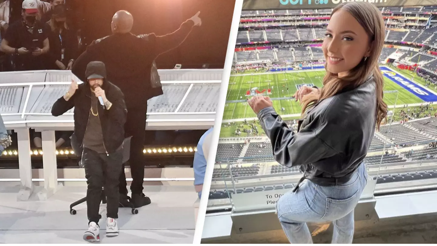 Eminem's Daughter Hailie Supports Her Dad At Super Bowl Halftime Show