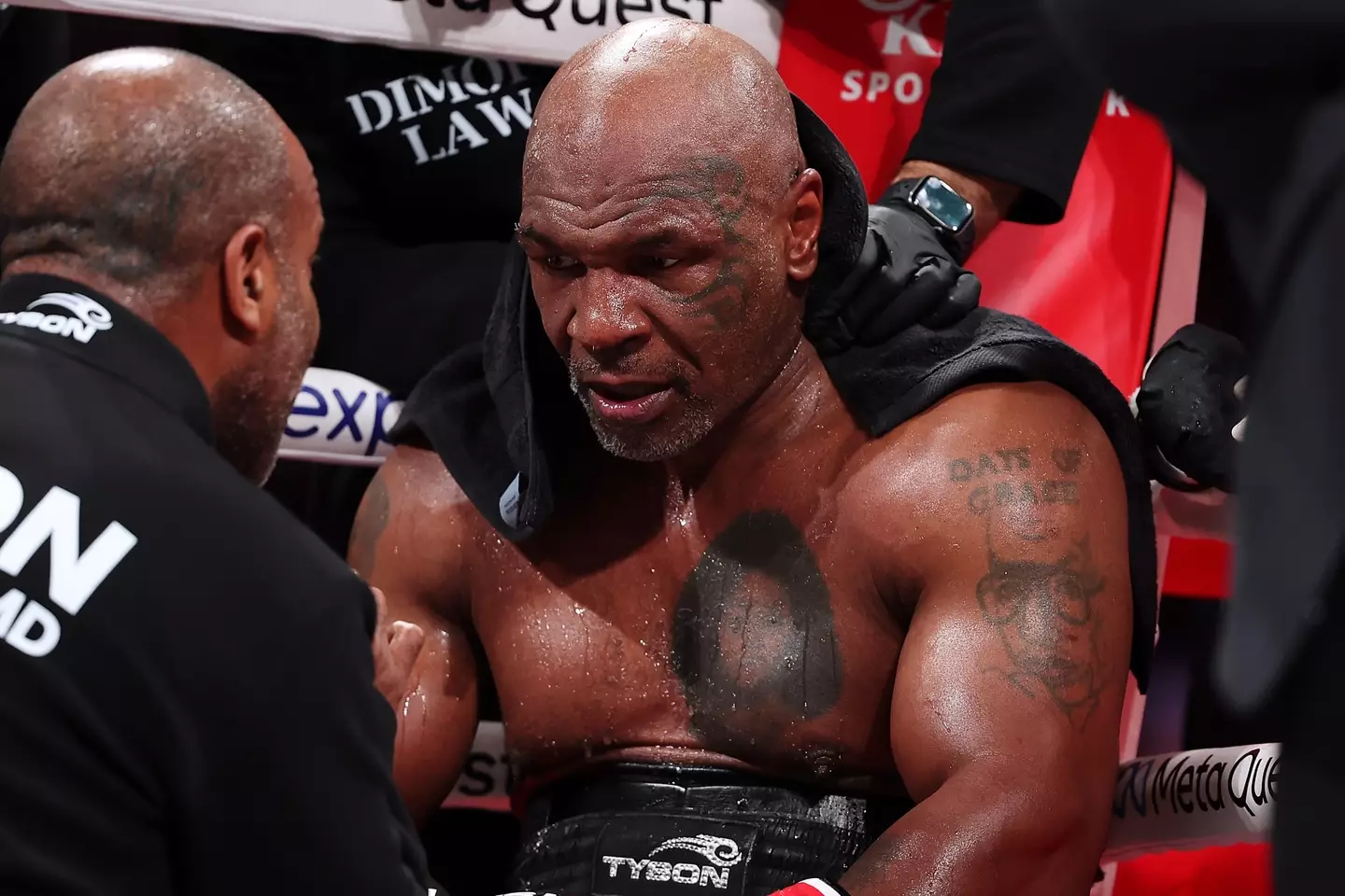 Tyson admitted his memory was foggy about the fight (Al Bello/Getty Images for Netflix © 2024)