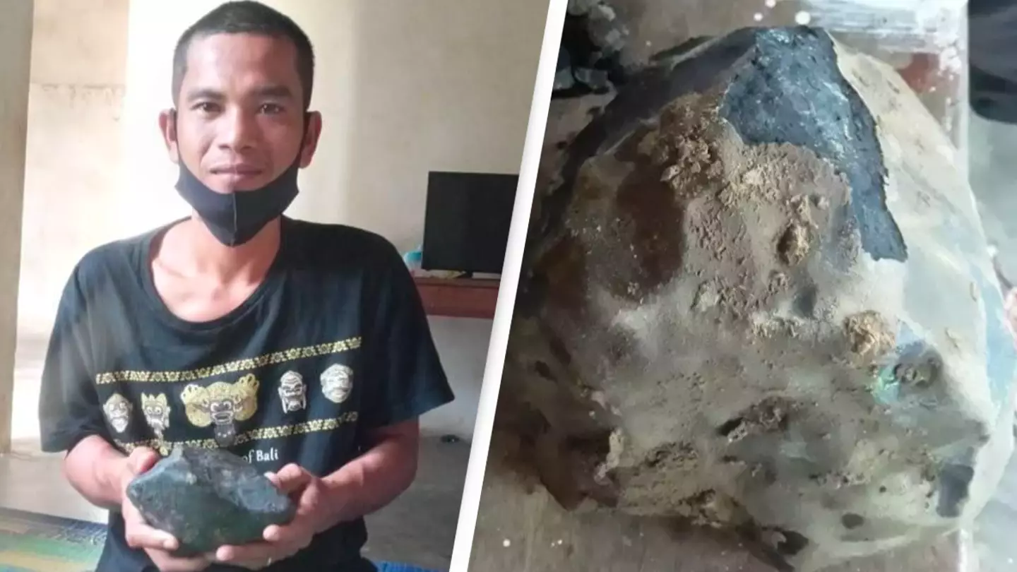 Man became an instant millionaire after a meteor hit his home