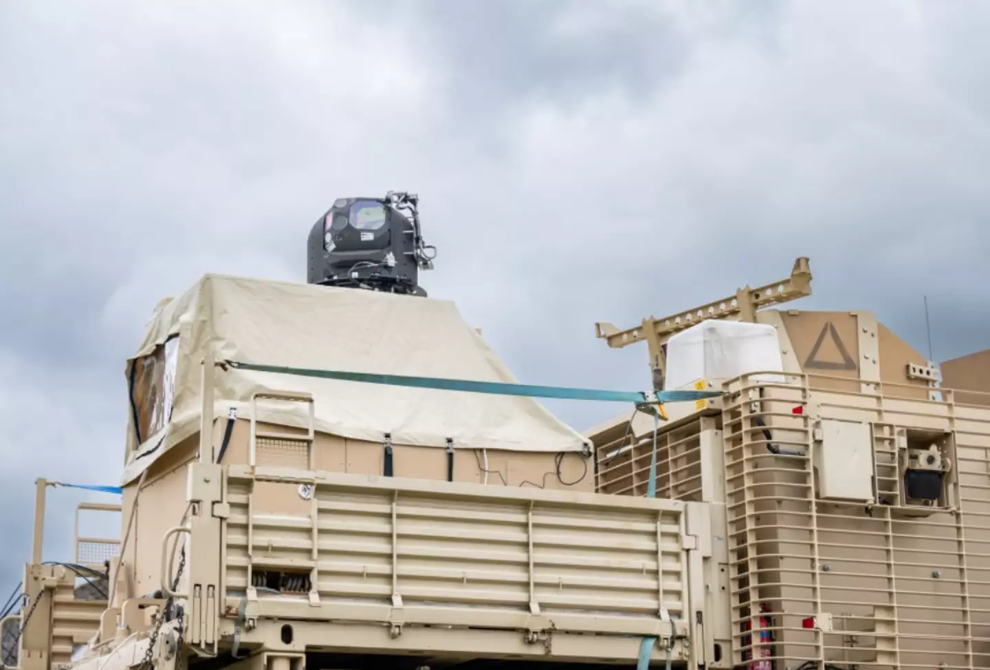 The laser can be mounted on armored vehicles. (Ministry of Defence)