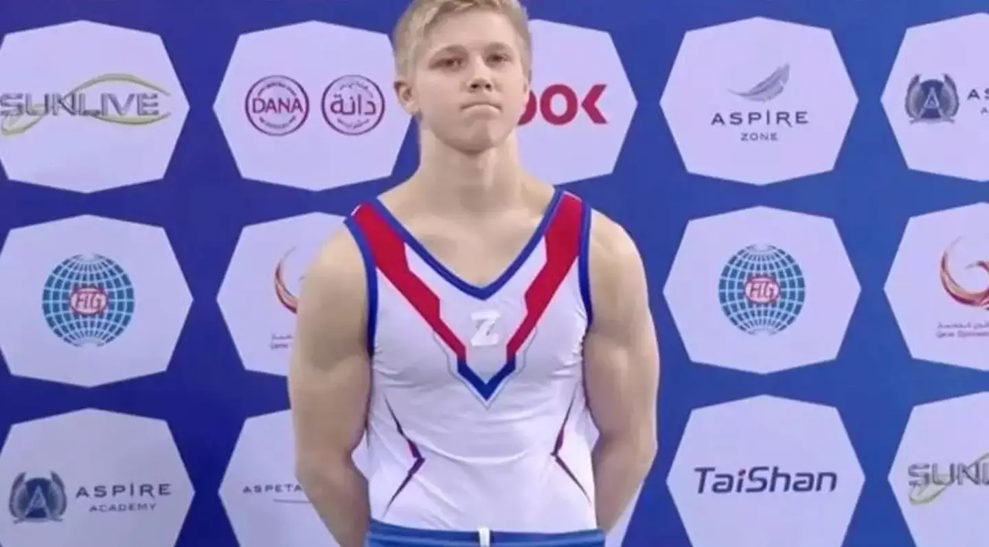 Ivan Kuliak displayed the controversial 'Z' symbol on his chest earlier this year.