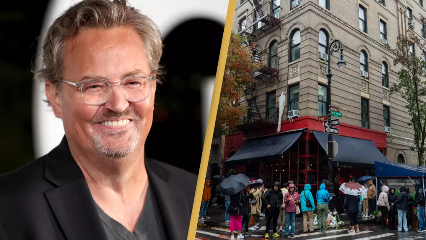 Matthew Perry fans flock to NYC Friends apartment to pay tribute