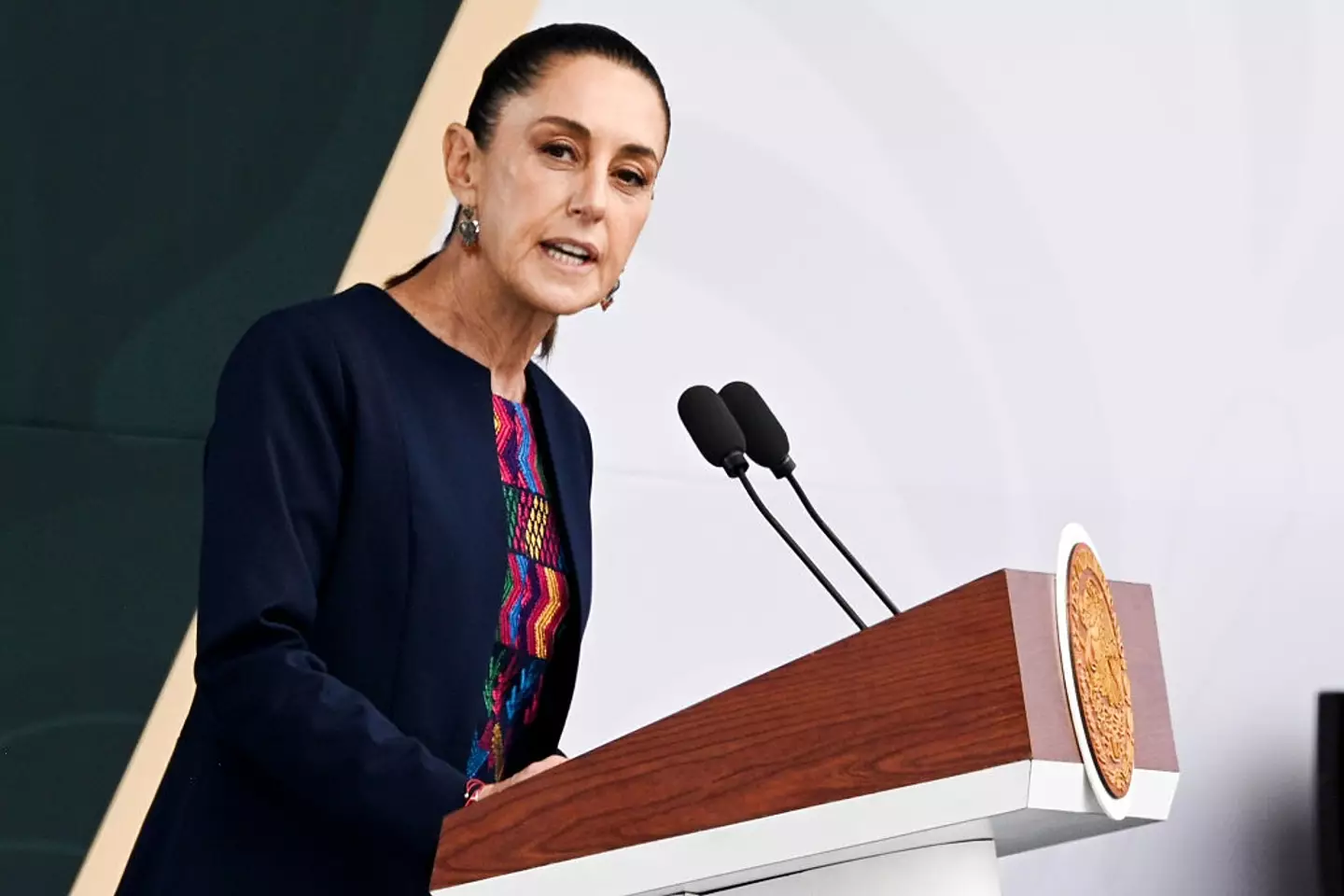 Claudia Sheinbaum and Trump have apparently agreed to a new 90-day negotiation period (Rodrigo del Río/ObturadorMX/Getty Images)