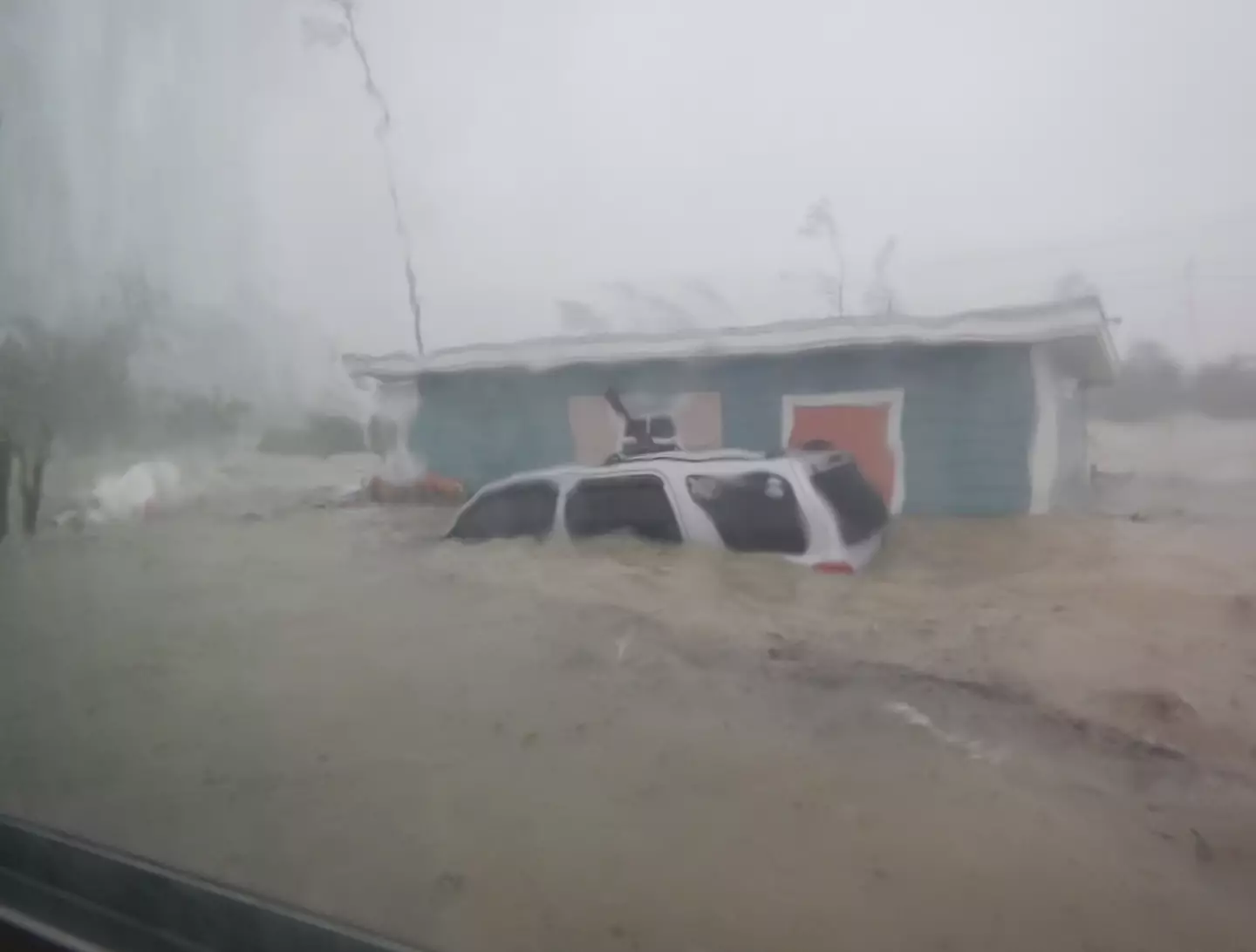 Water took over the area surrounding Tara's home.