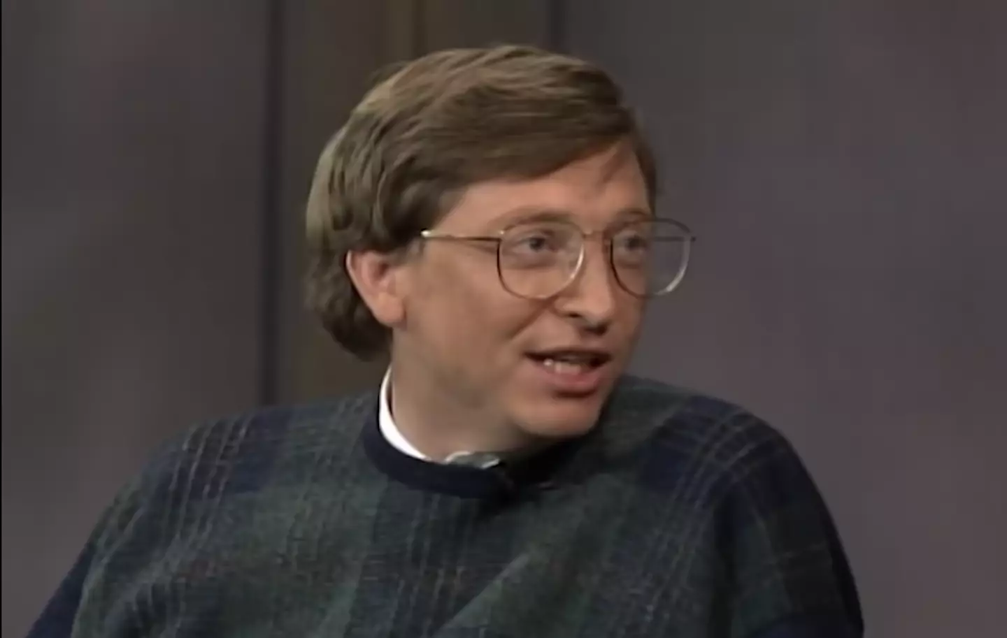 Bill Gates appeared on Letterman in 1995.