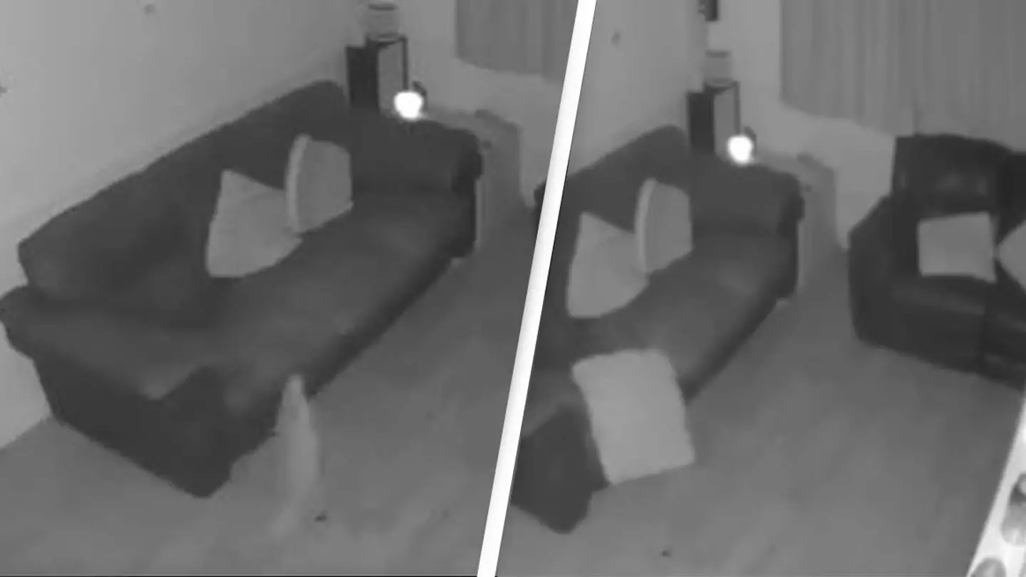 Dad Shares 'Mind-Blowing' Footage Of 'Snooty Ghost' Flinging Furniture Across Living Room