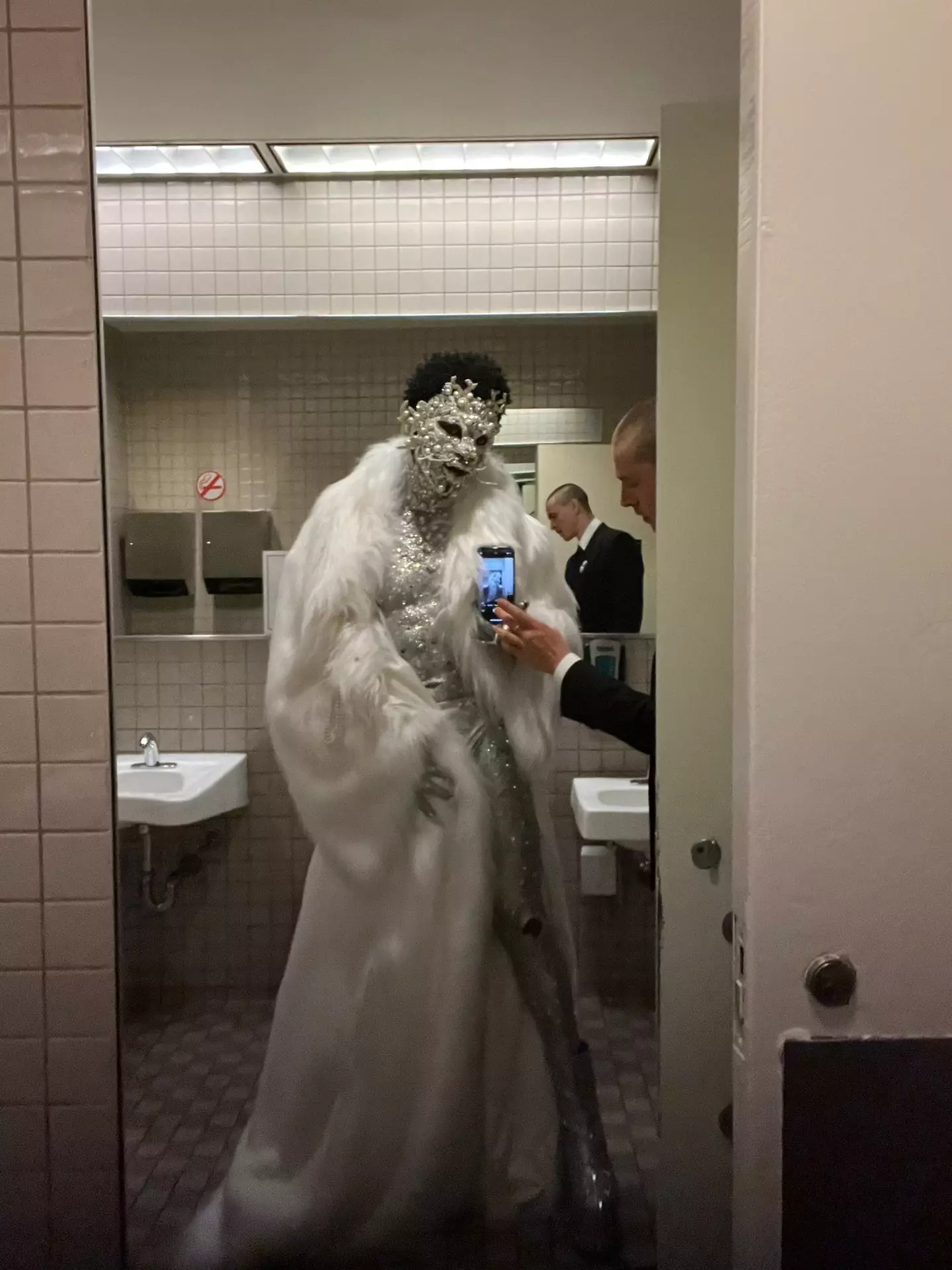 Lil Nas X at the Met Gala last night.