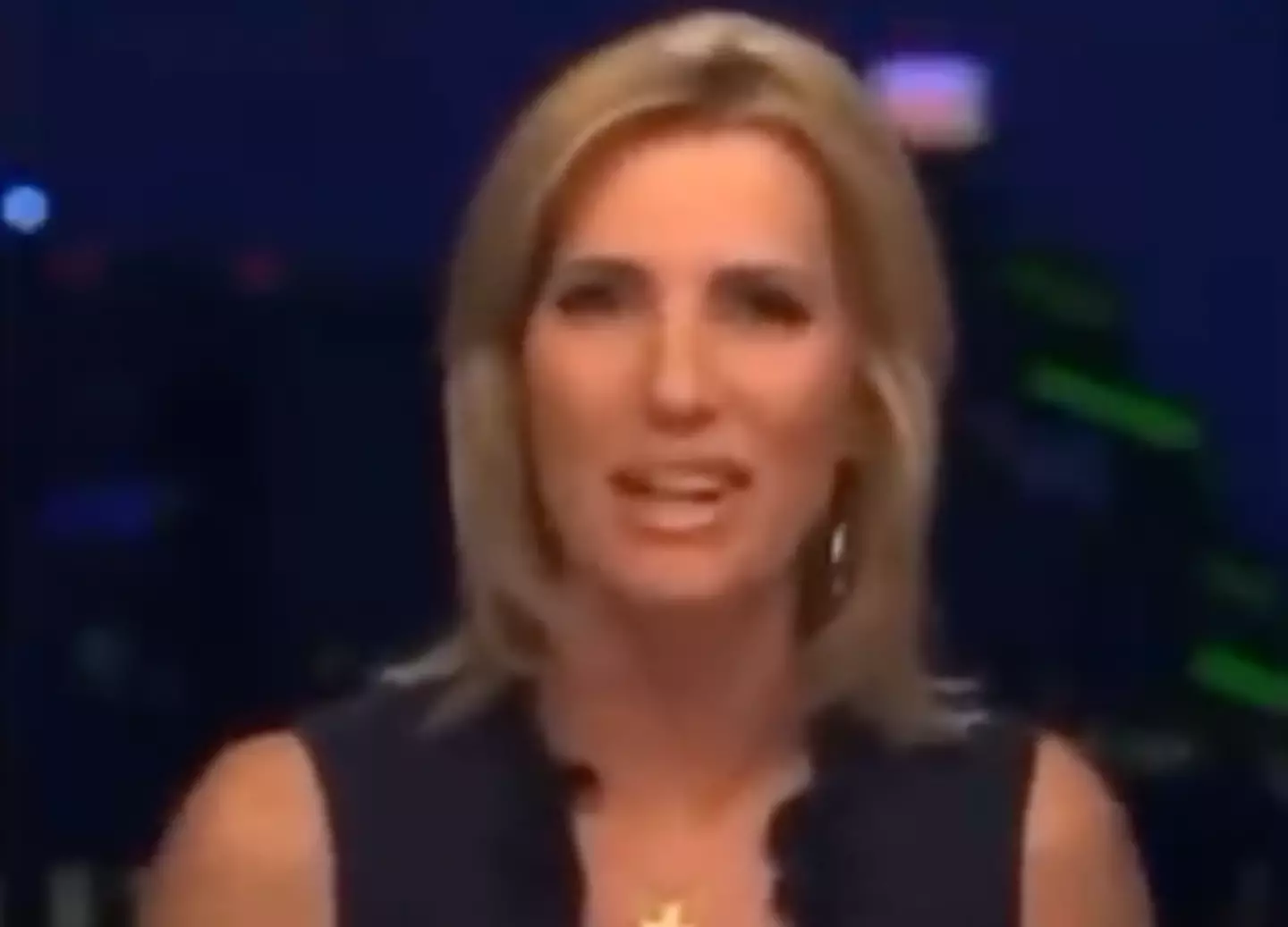 Ingraham claimed the scene was rehearsed.