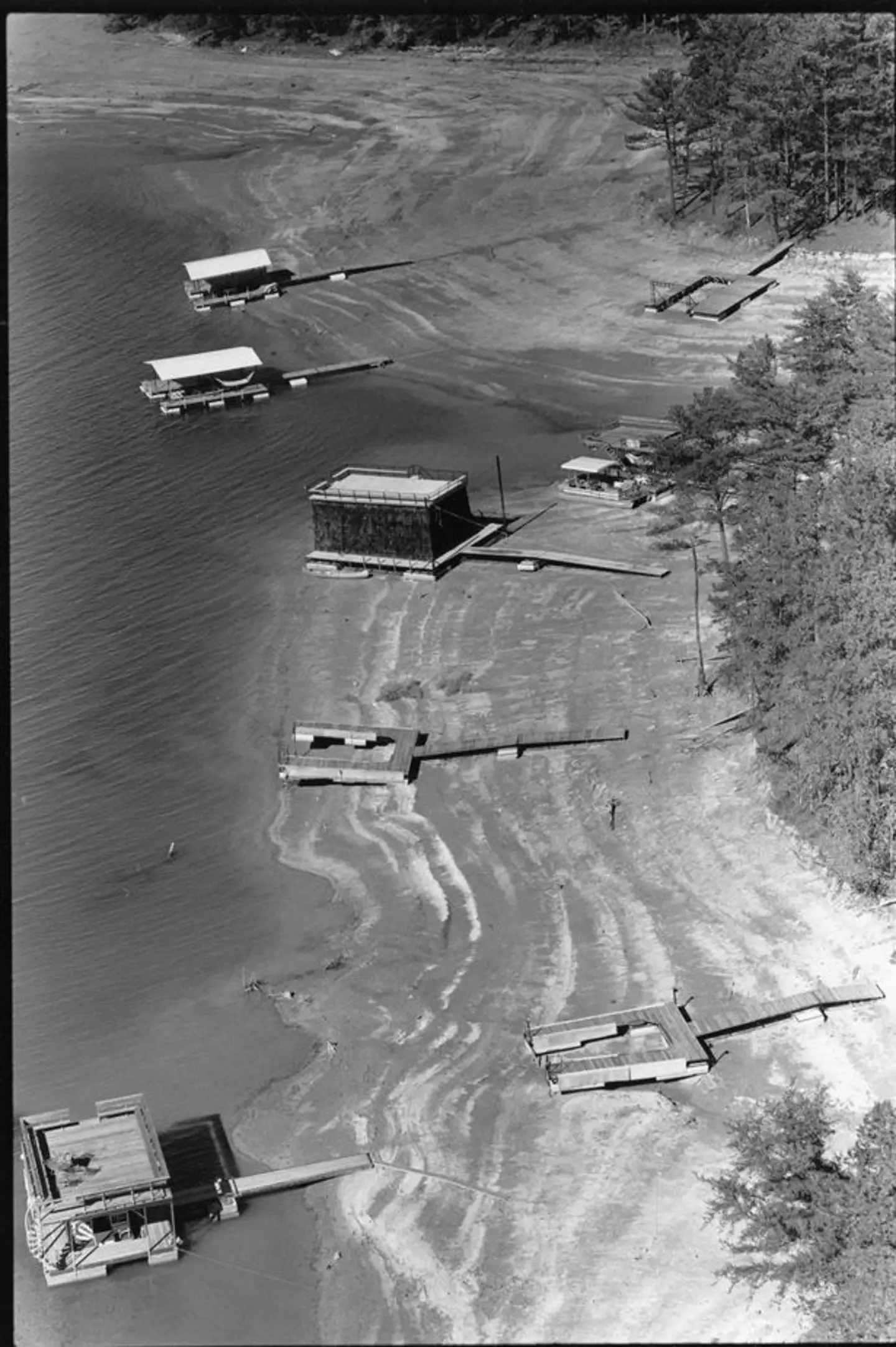 There's a drowned town still lurking under the lake.