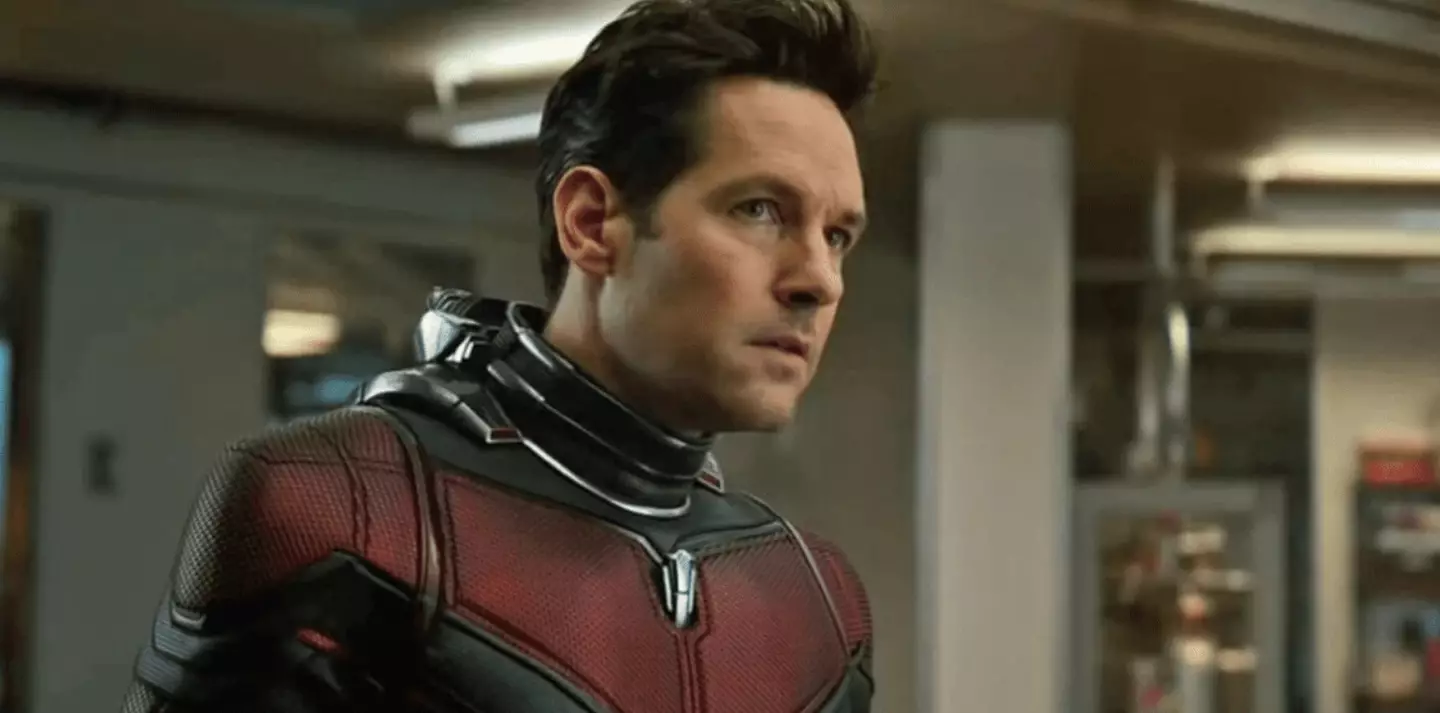 Paul Rudd as Ant-Man.