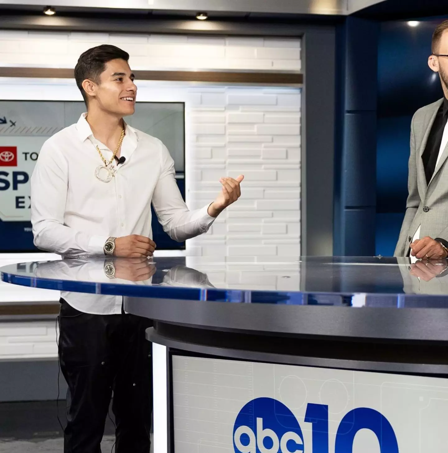 Ochoa is now a boxer and spoke about his career on Sacramento local news station ABC10 (ABC/Instagram/albertochoa05)