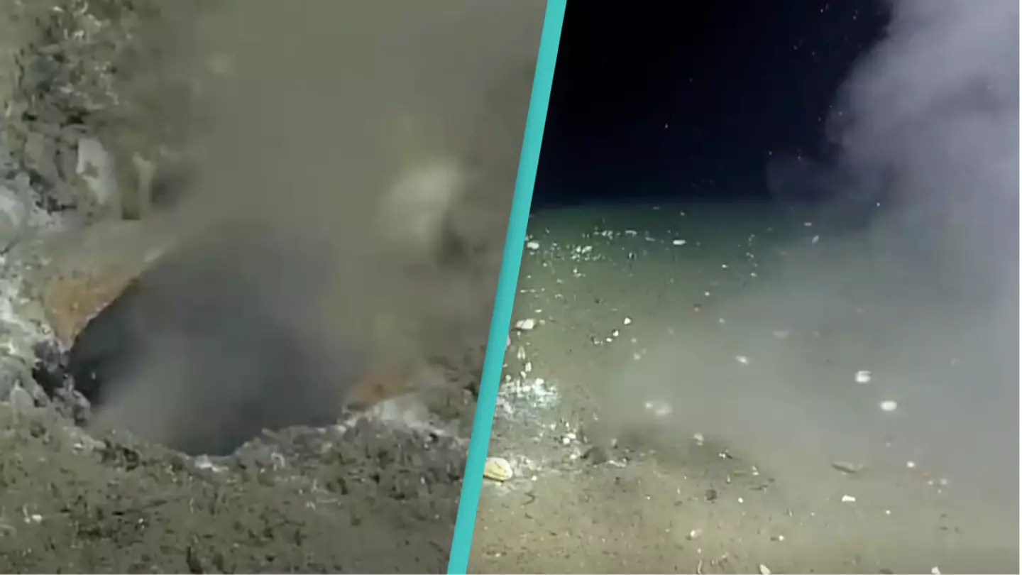 Unnerving footage shows leak in Pacific ocean floor that could cause massive earthquake