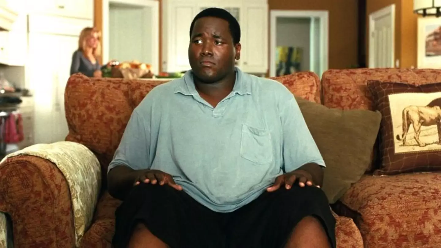 Quinton Aaron as Michael Oher in The Blind Side.