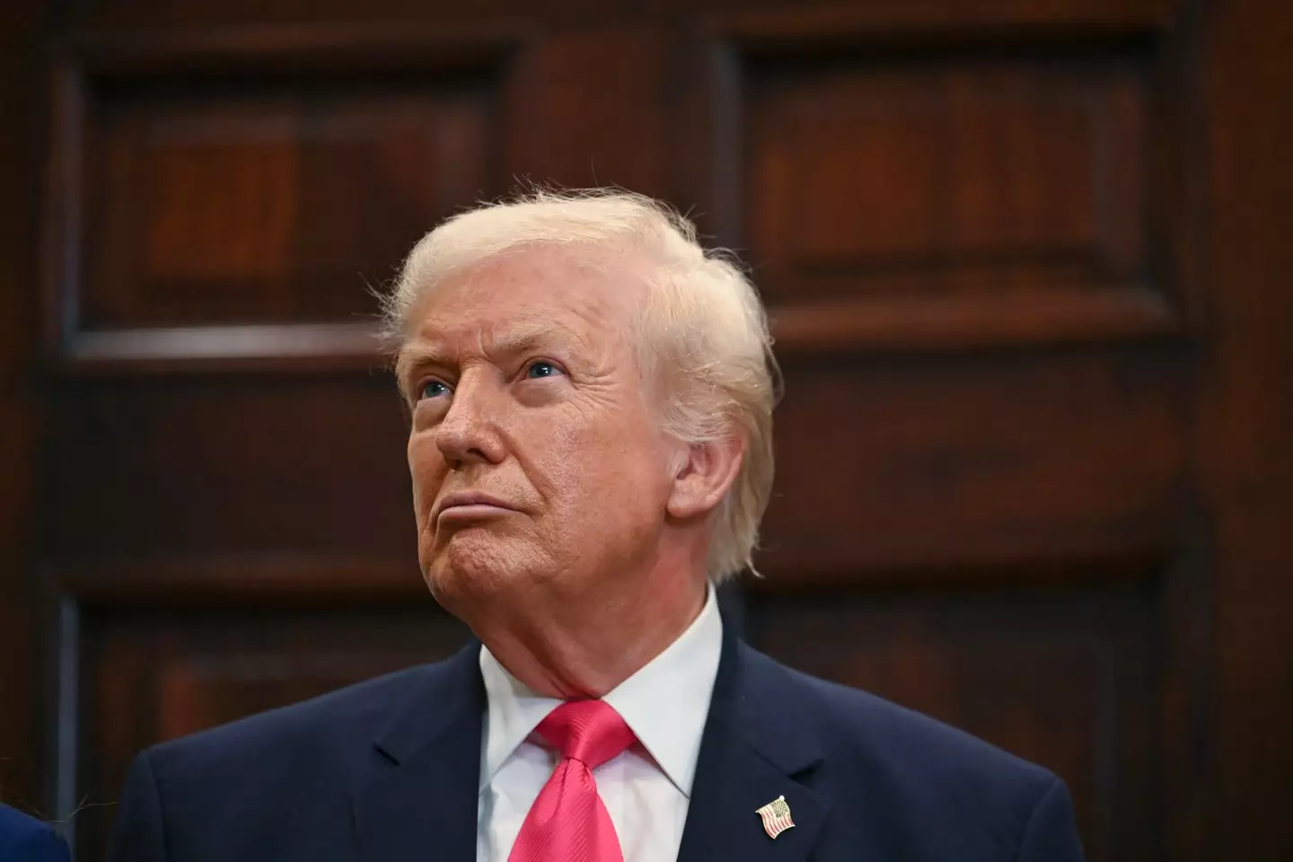 Trump opposed the release of the Epstein files (ANDREW CABALLERO-REYNOLDS / AFP via Getty Images)