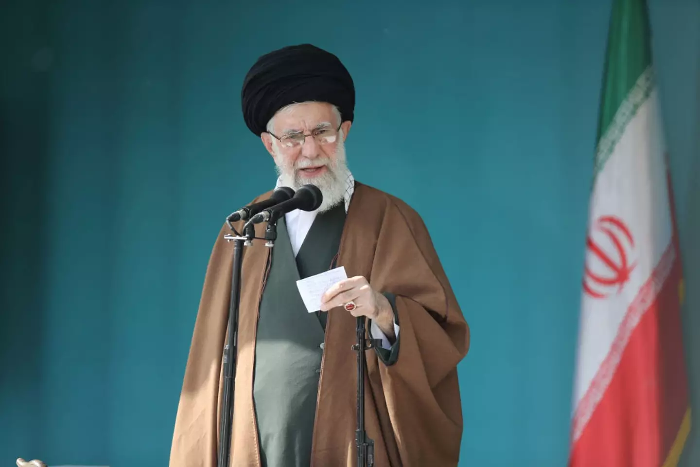 Iran's Supreme Leader Ali Khamenei (Sadegh Nikgostar ATPImages/Getty Images)