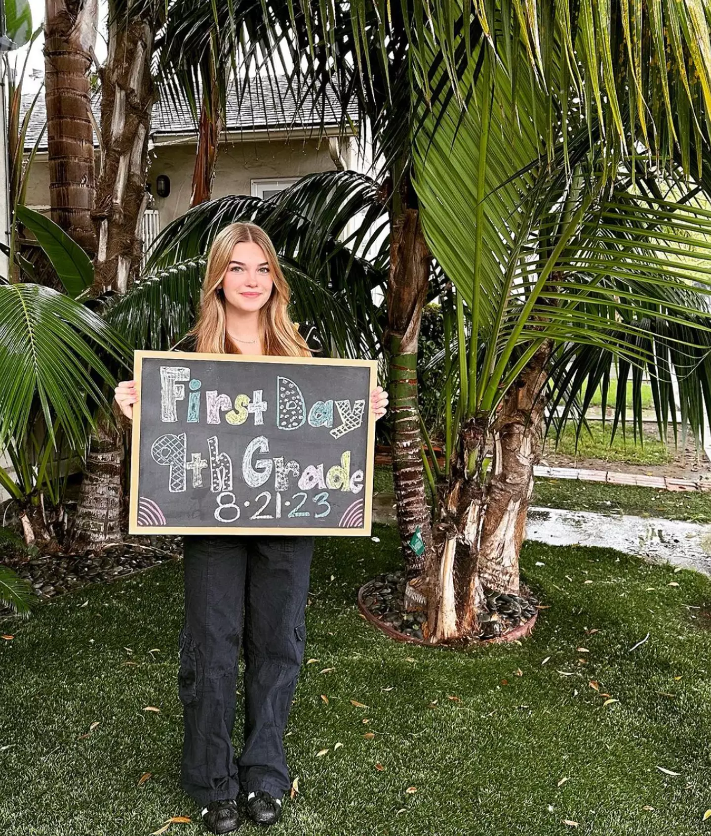 The Disney star is now 14-years-old and is starting high school.