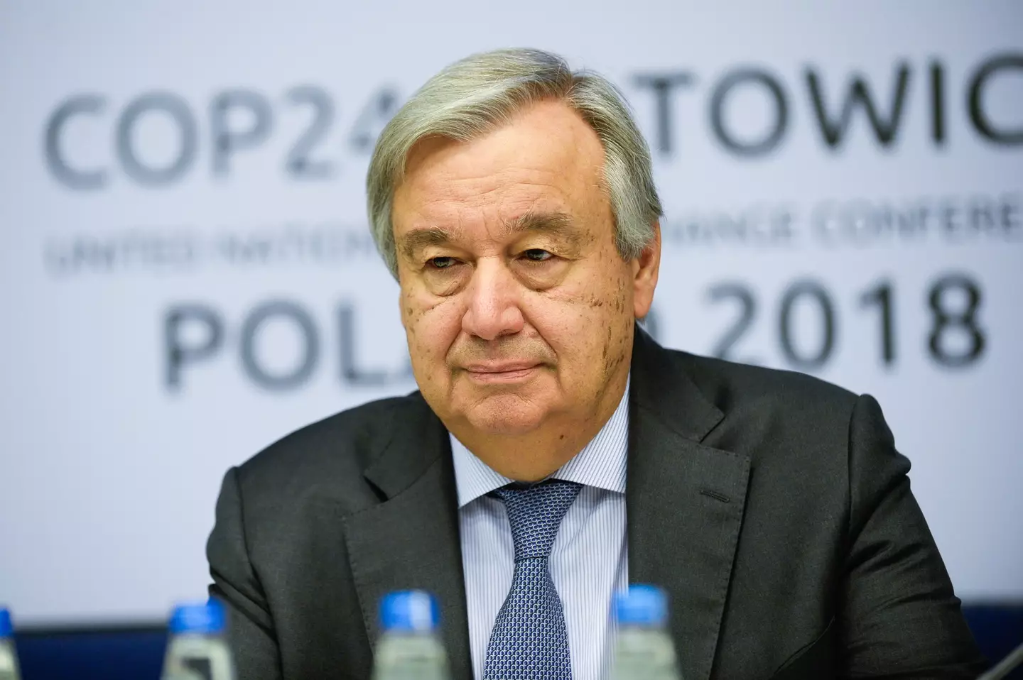 UN secretary-general António Guterres has warned that humanity risks being wiped out.