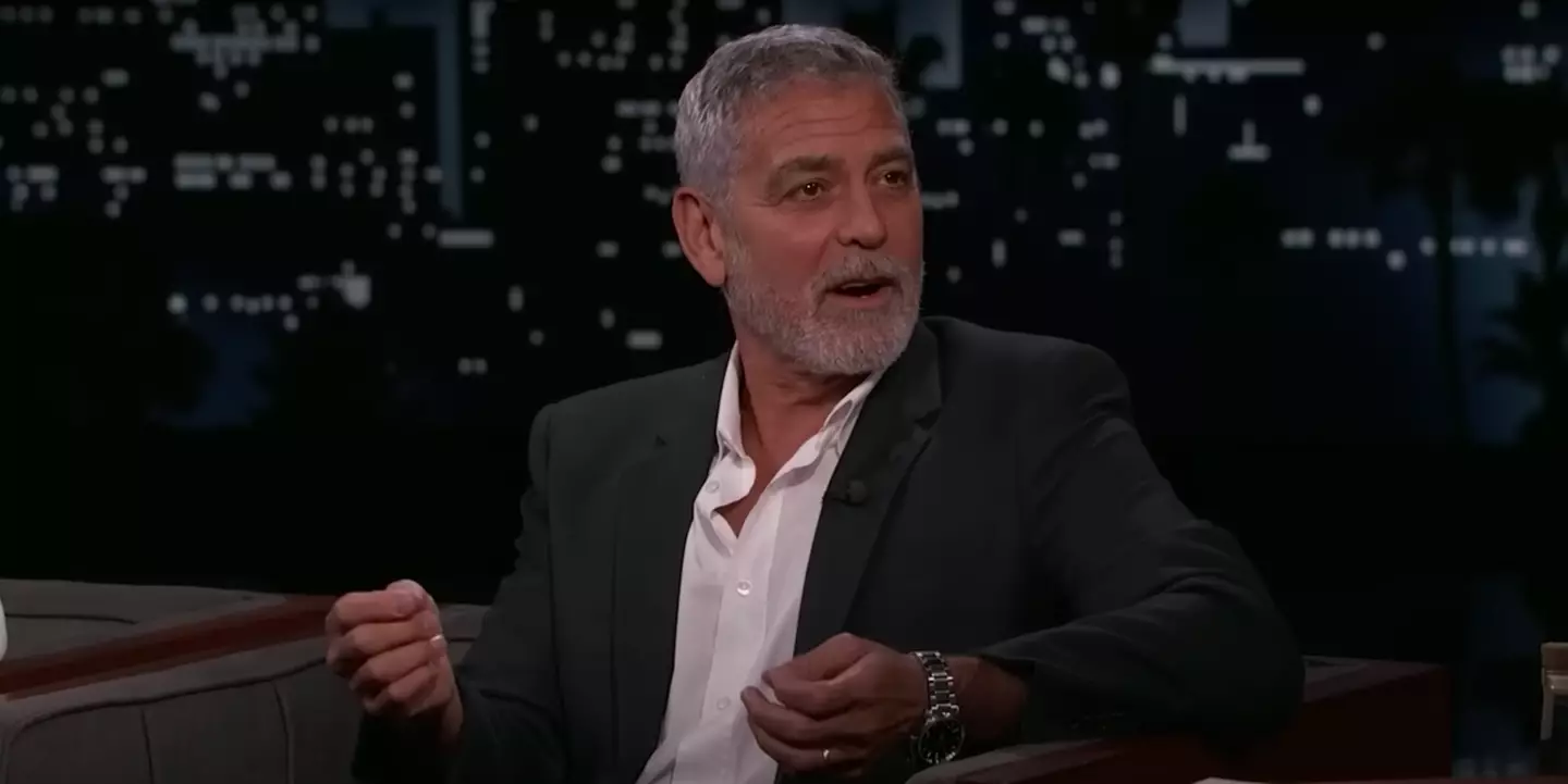 Clooney discussed Bell's palsy on the show.