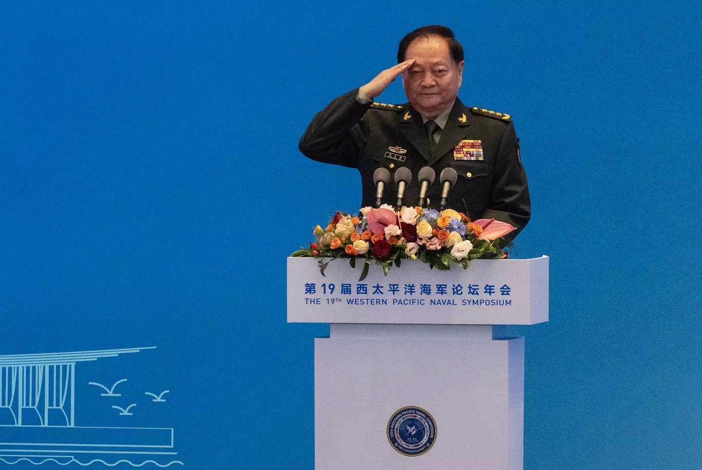 General Zhang Youxia has been accused of taking bribes and leaking information (Kevin Frayer/Getty Images)