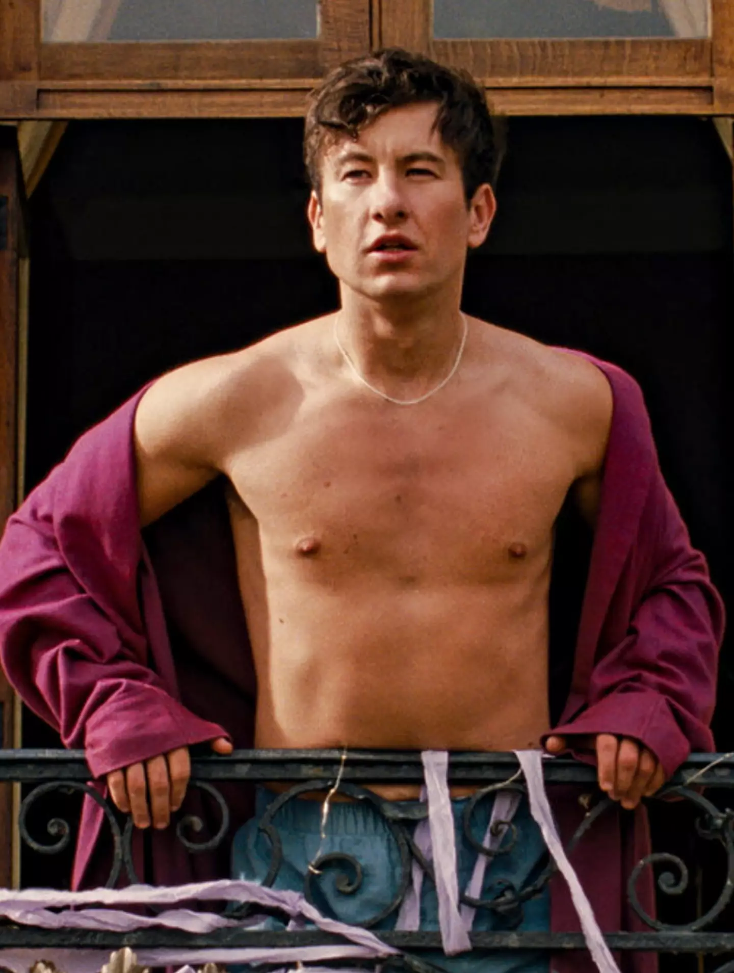 Barry Keoghan slurped up a concoction in a shocking scene.