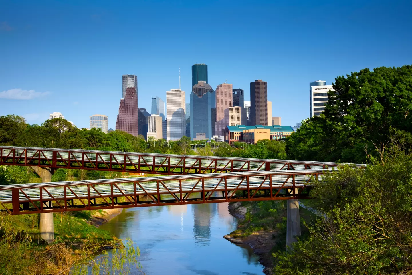 Houston has showed the highest levels of 'sinking' (Getty Stock Photo)