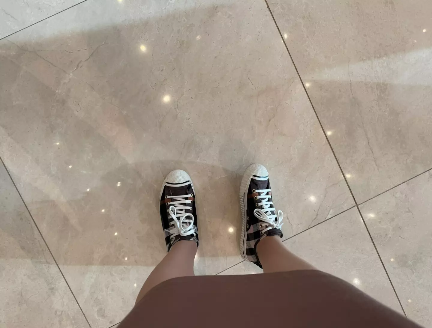 The chess pro was fined for the shoes.