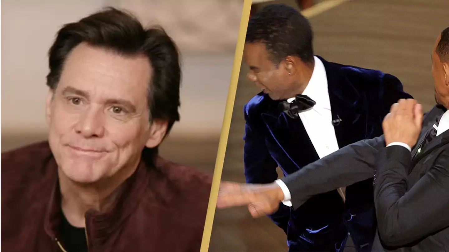 Jim Carrey Says He Would've Sued Will Smith For $200 Million Over Oscars Slap