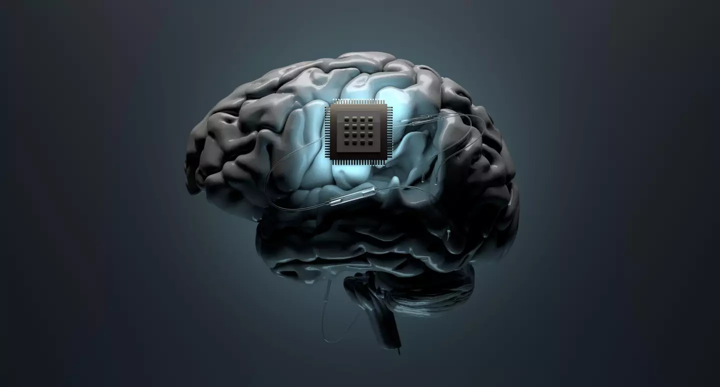 Chips in the brain (much smaller than in the picture) have already allowed monkeys to use computers.