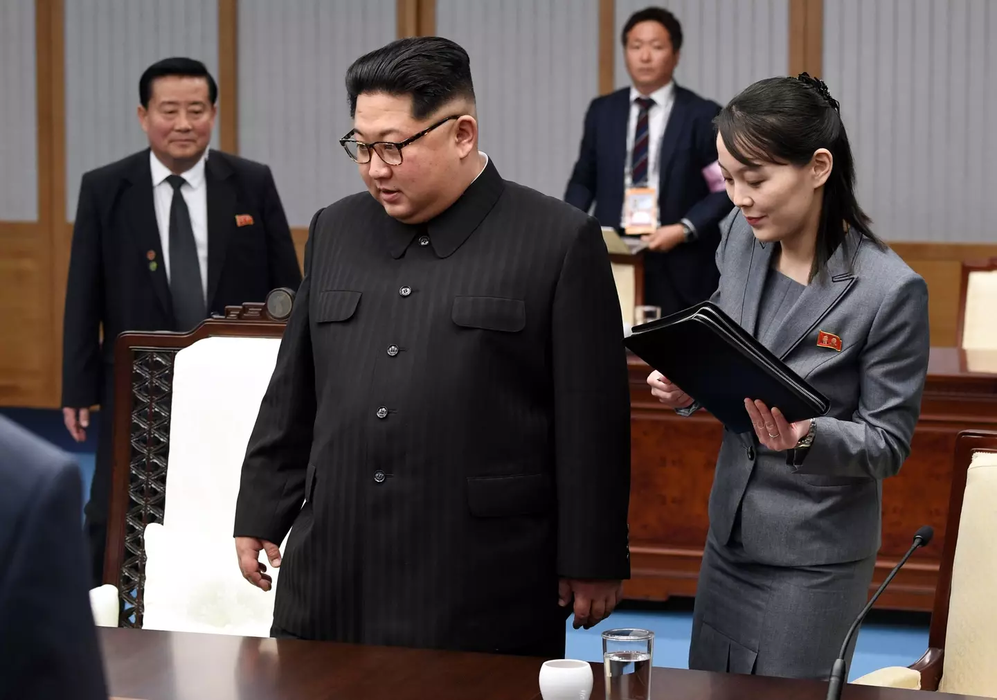 Kim Yo-jong, sister of Kim Jong-un.