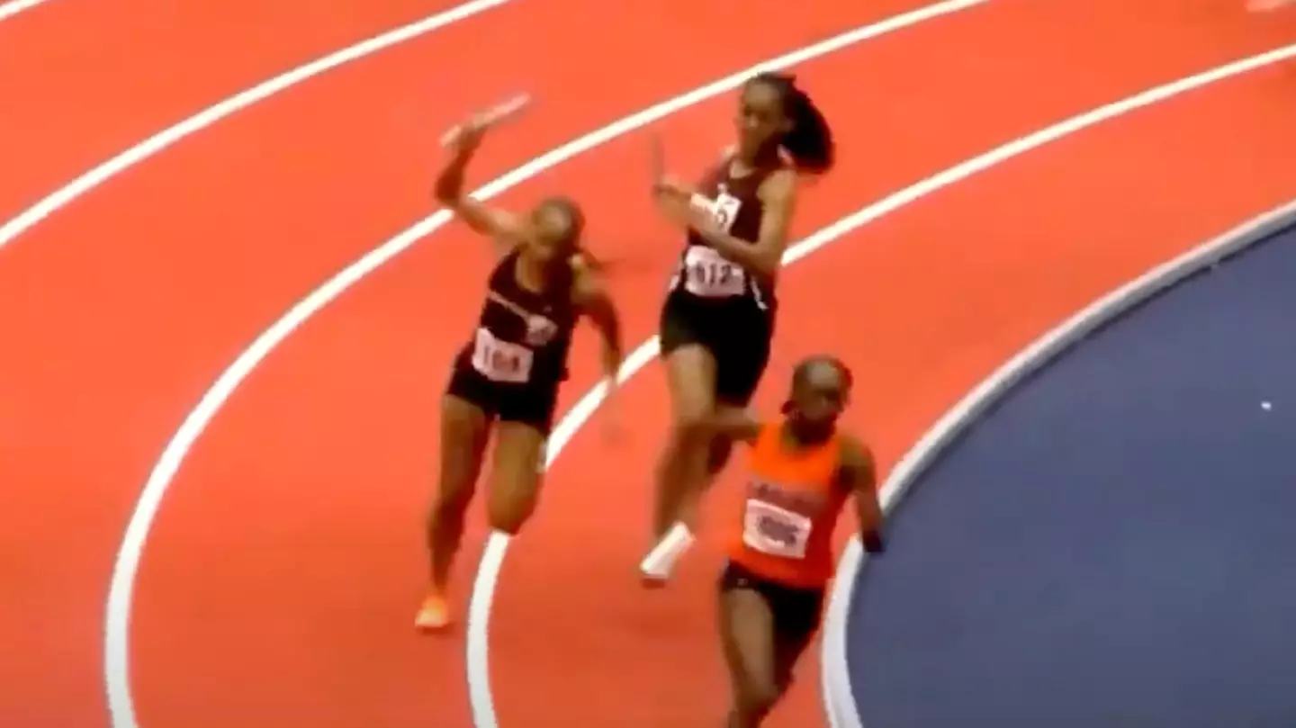 Everything we know about runner who 'attacked' opponent with baton before she was officially charged