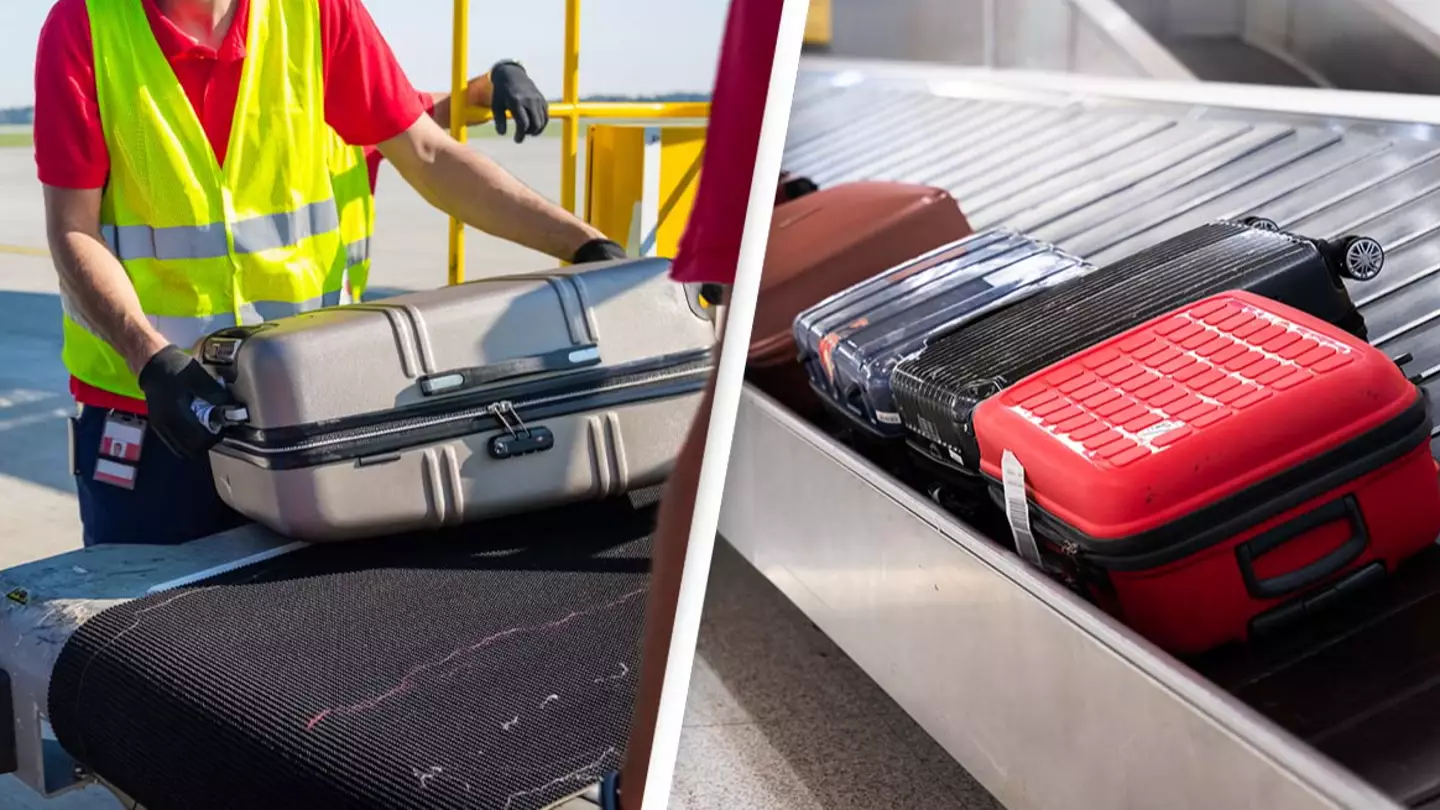 Baggage handler warns passengers their luggage might getting lost or damaged for simple reason