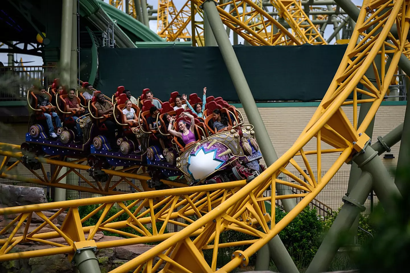 Wednesday's tragedy unfolded on theme park's Stardust Racers ride (Thomas Simonetti/Bloomberg via Getty Images)