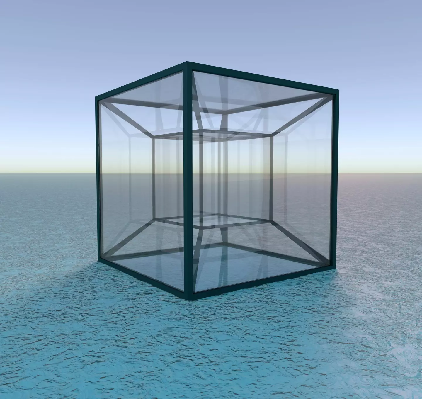 A tesseract is the four-dimensional analogue of the cube.