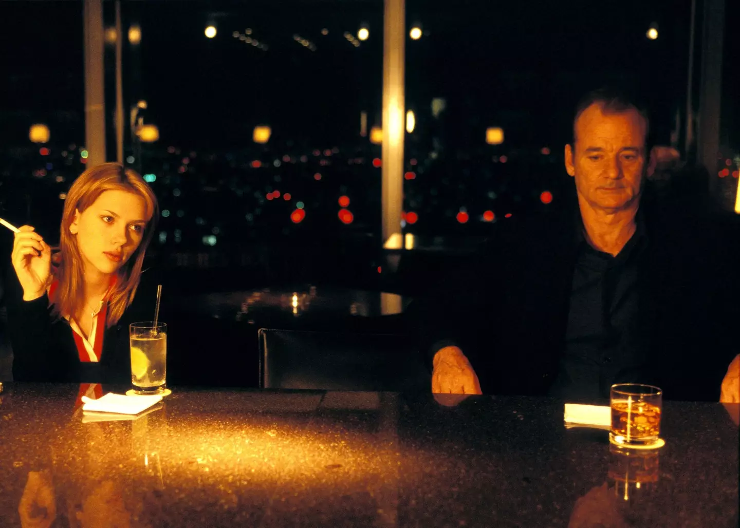 Scarlett in Lost in Translation.