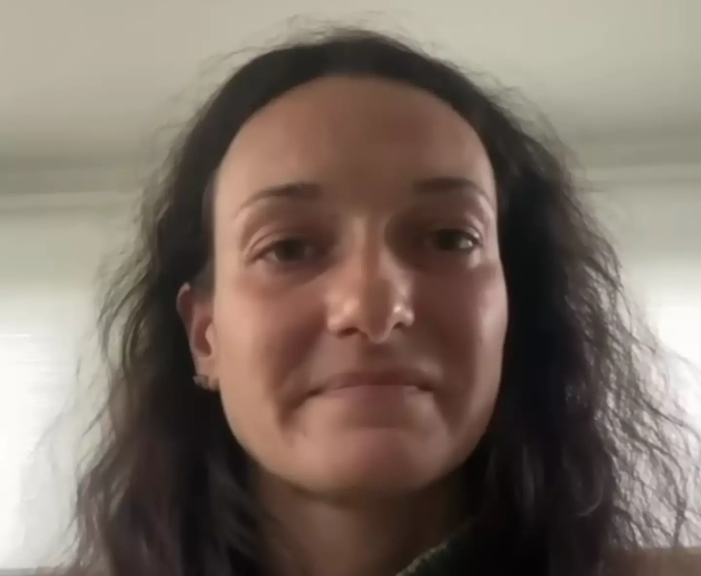 Lucianna Galetta and her partner were trapped in an air pocket (BBC News)