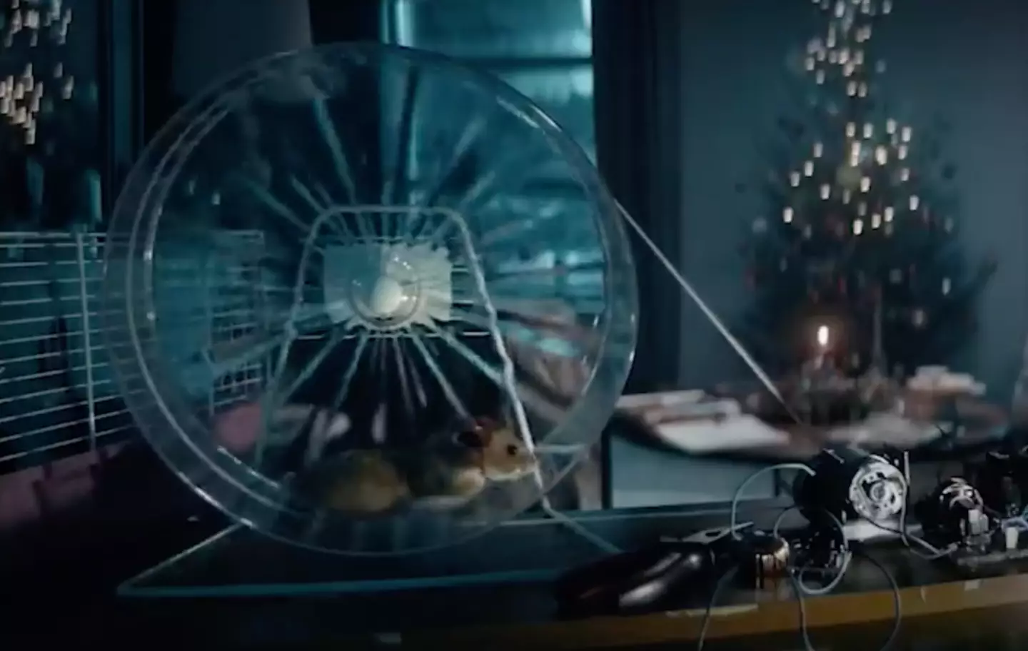 The advert shows Christmas over three years.