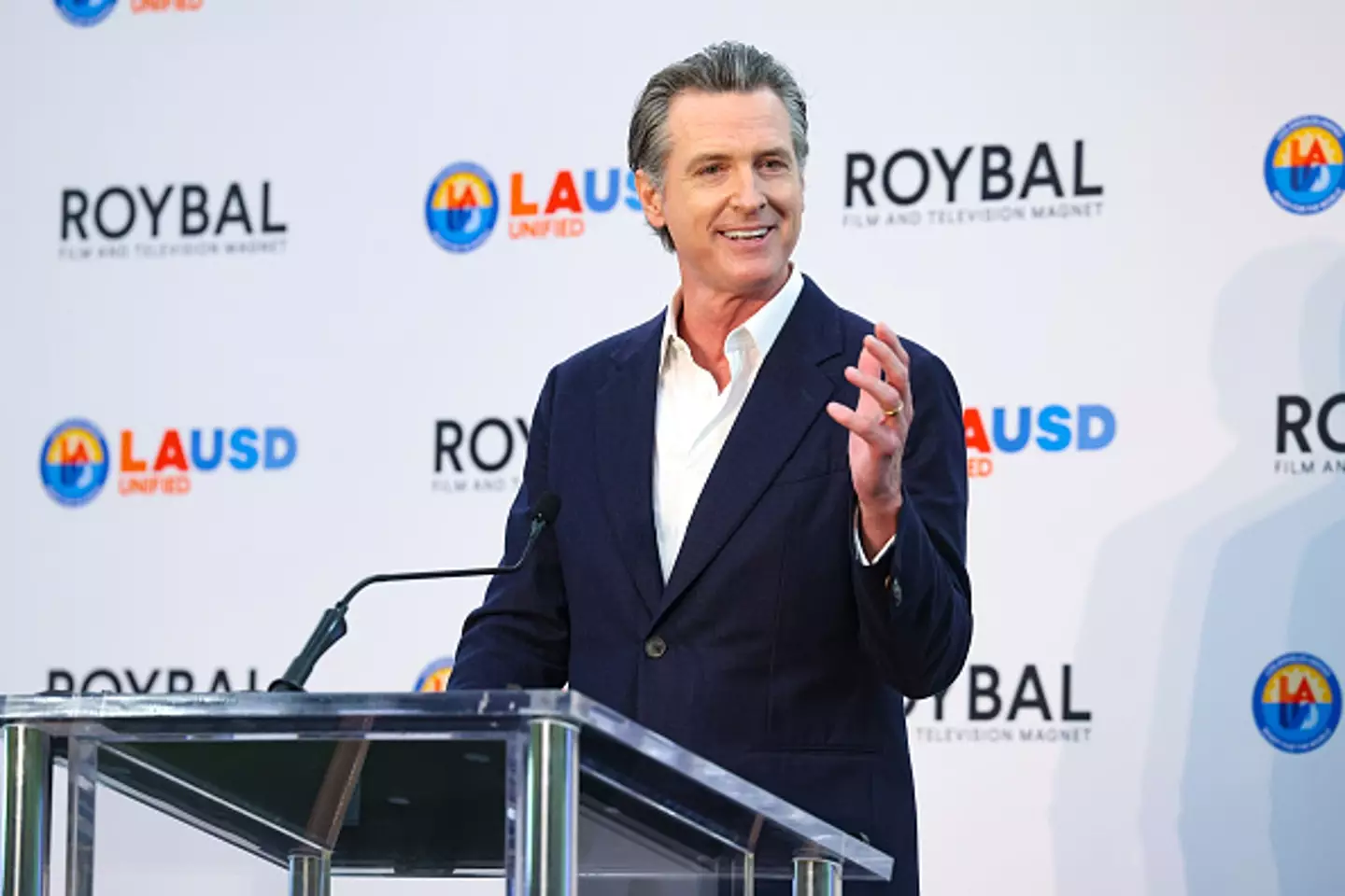 Gavin Newsom has been accused of running a 'shadow campaign' against the sitting president.