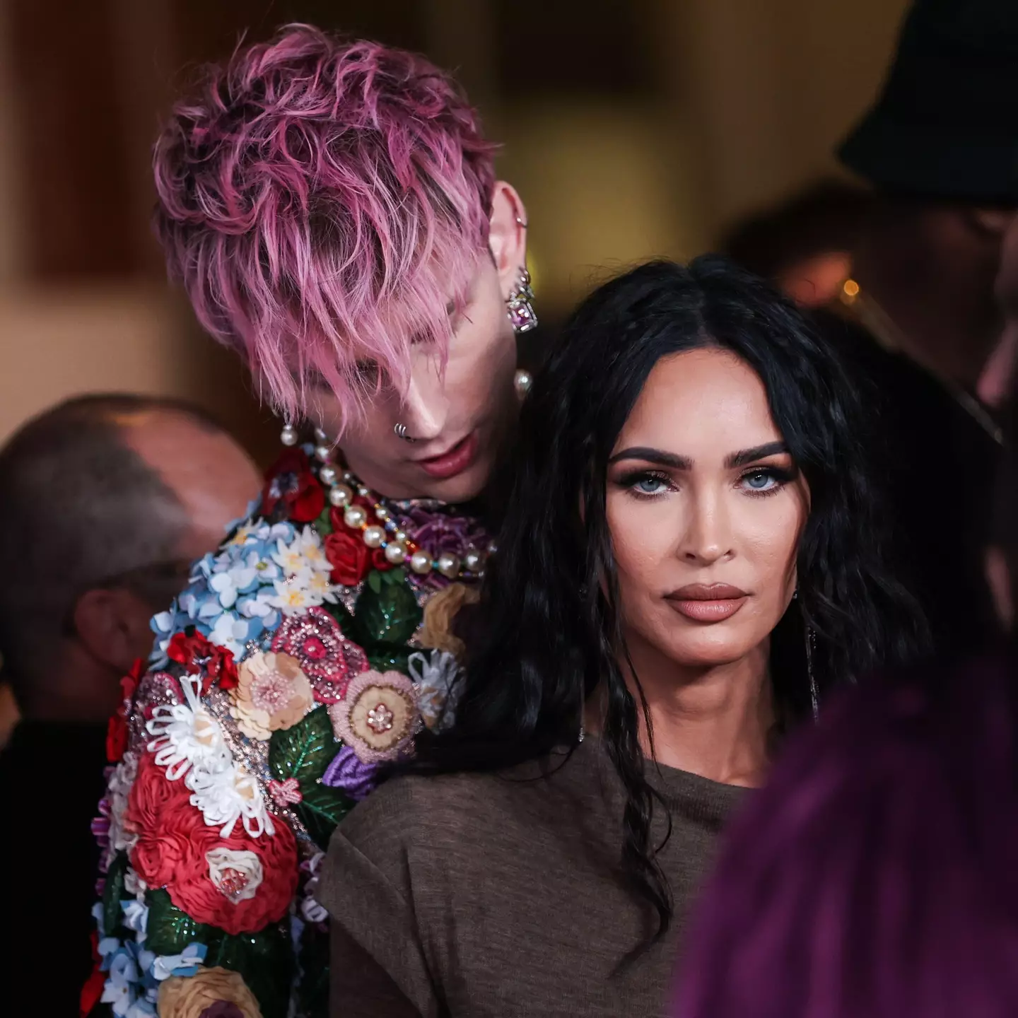 Fans of Machine Gun Kelly and Megan Fox have been left worried about the pair's relationship after Fox appeared to snub her fiancé.
