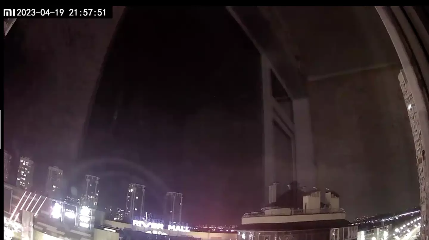 Just as quickly as it appeared, it was gone.