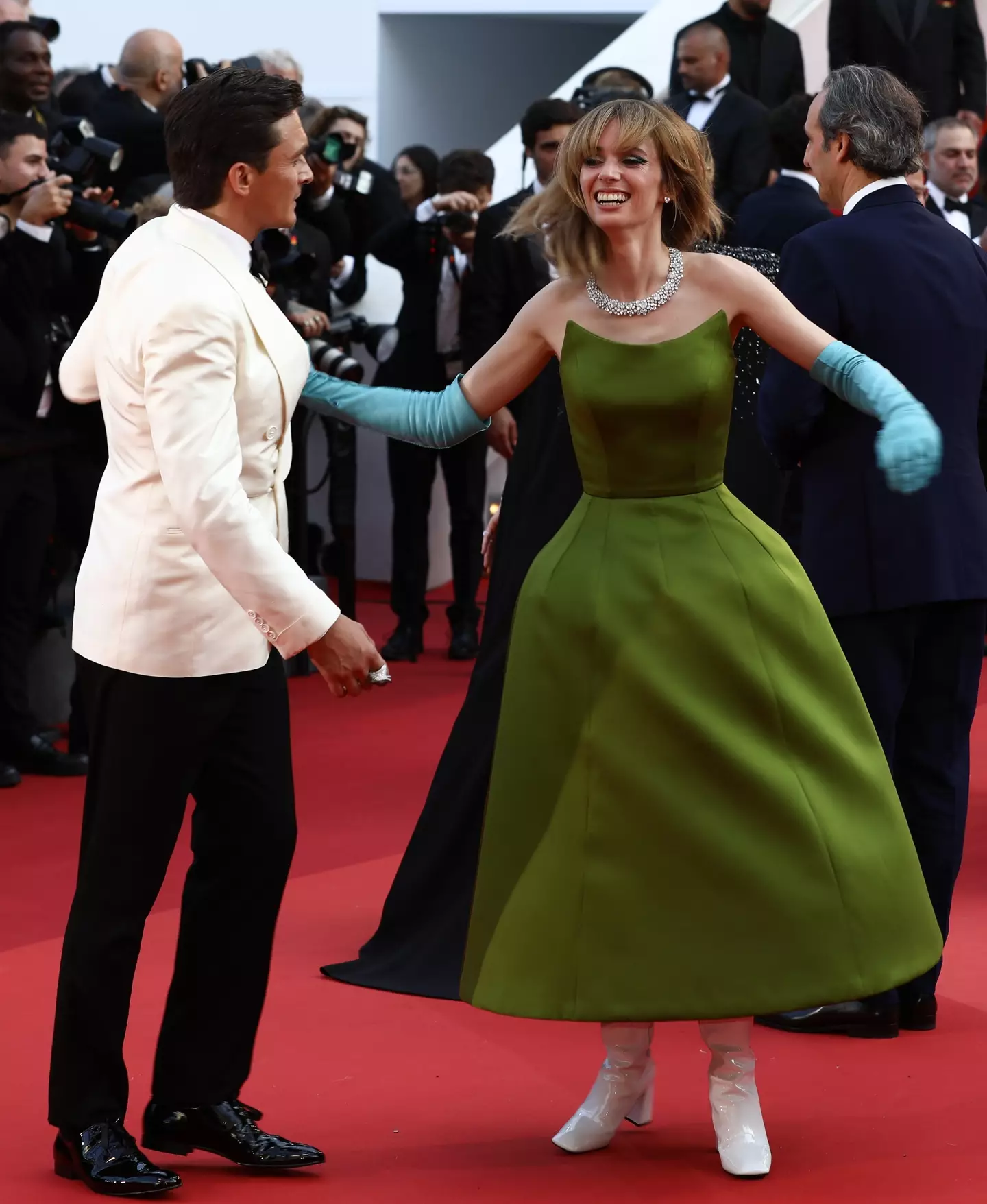 Maya Hawke raised eyebrows during Asteroid City's Cannes premiere.