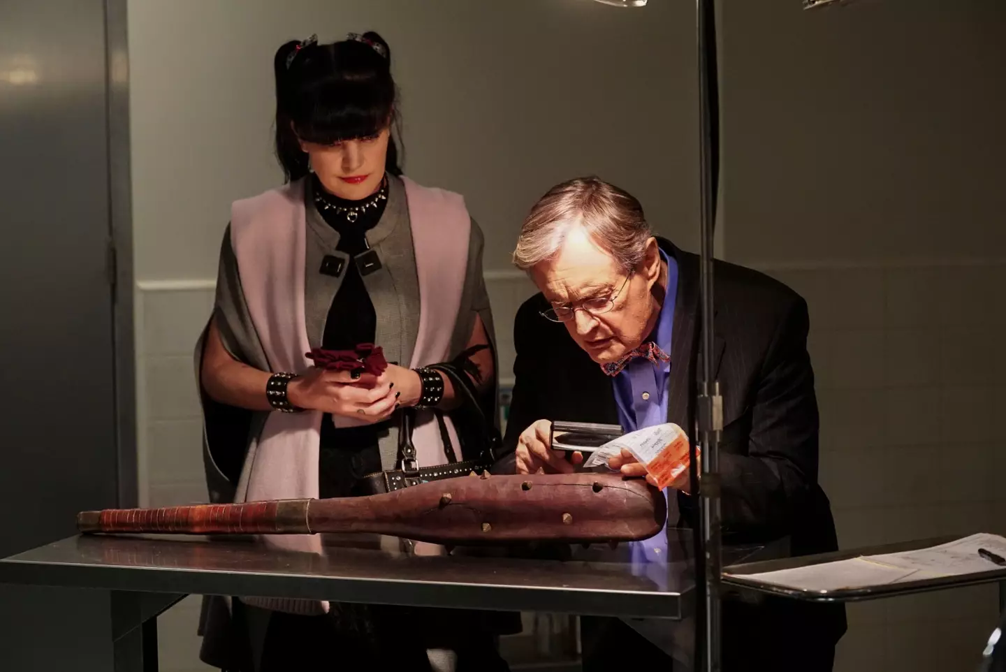 David McCallum starred alongside Pauley Perrette in NCIS.
