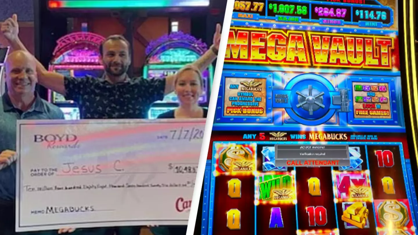 Lucky gambler becomes instant millionaire after turning $40 into $10 million jackpot