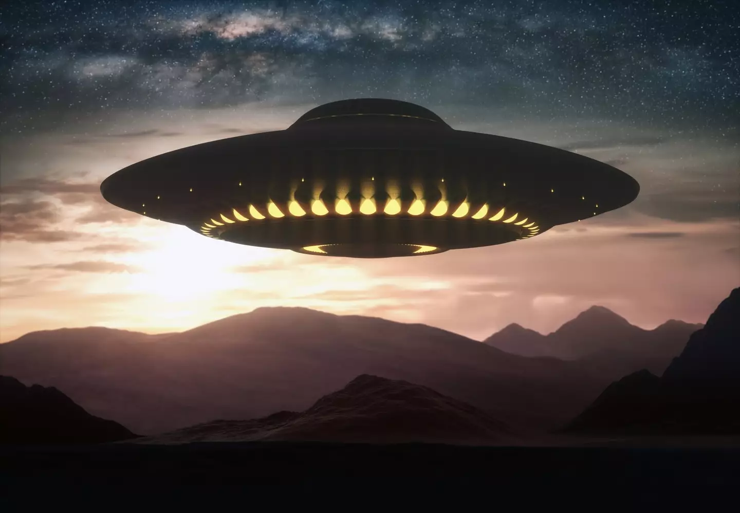 It's not the first time a UFO like this has been seen (Getty Stock Image)