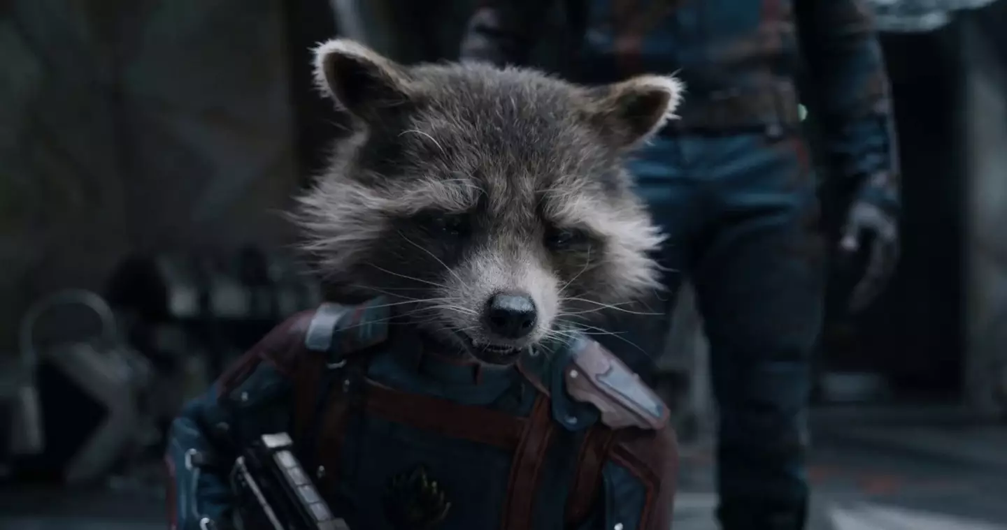 Rocket is voiced by Bradley Cooper.